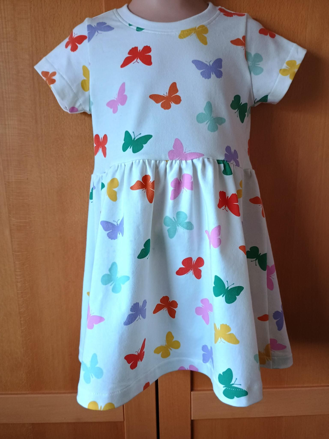 Dress - 18 mth (86 cm).   Butterflies