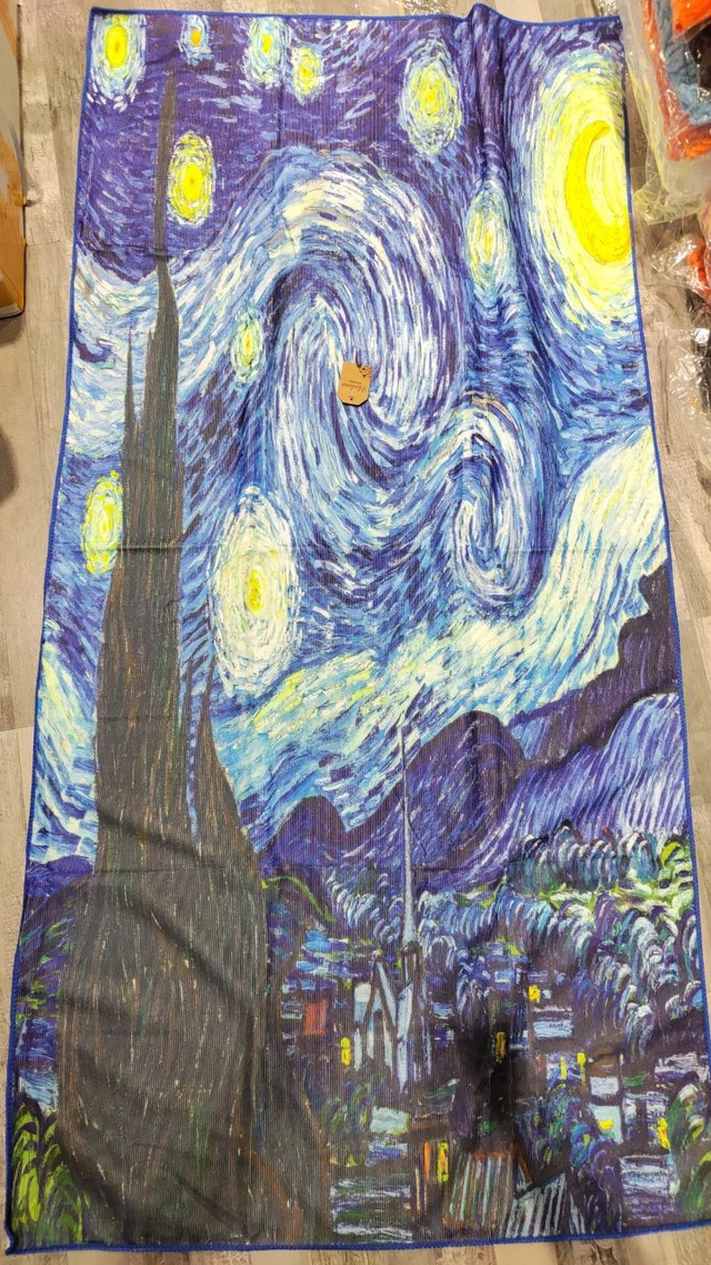 Telo mare notte stellata di Van Gogh 