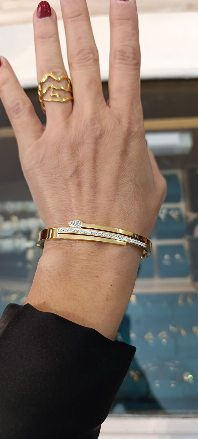 Pulsera rigida serpiente