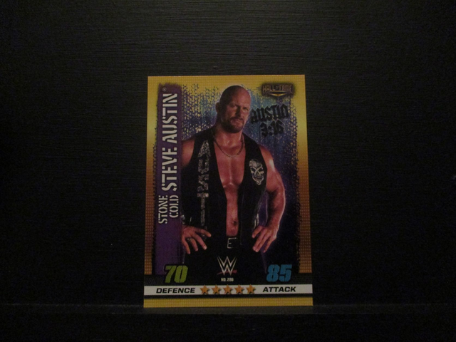 Stone Cold Steve Austin - Hall Of Fame Slam Attax 10th Edition Original Trading Card #286