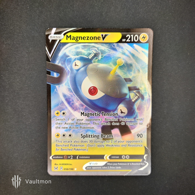Magnezone V 056/196 SWSH Lost Origin Rare Holo V