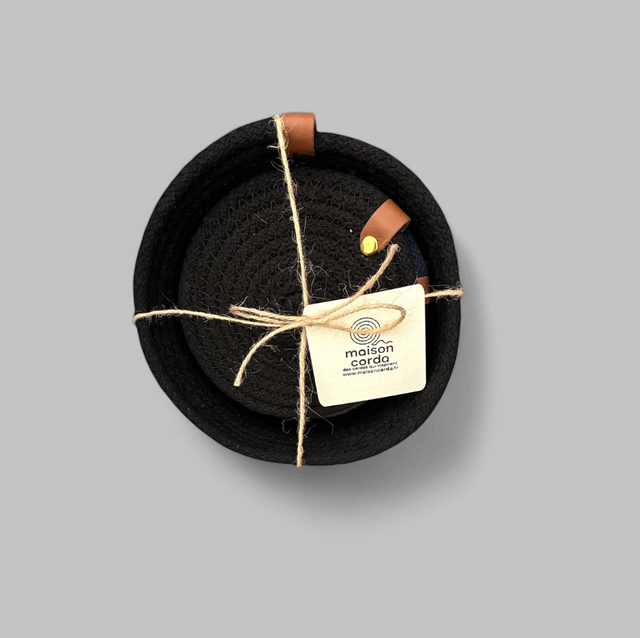 Panier de rangement pour dessous de verre