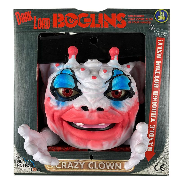 Boglins Hand Puppet Dark Lord Crazy Clown (Glow In The Dark)