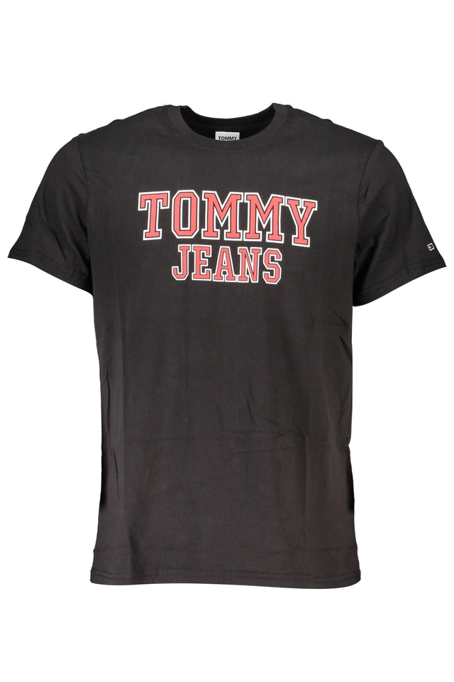 TOMMY HILFIGER T-SHIRT MANICHE CORTE UOMO NERO