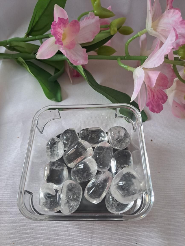 Pierre roulée cristal de roche 