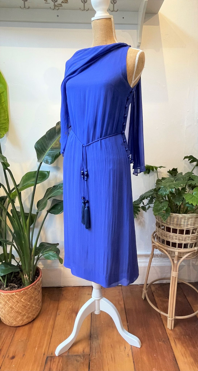 Norman Hartnell Silk Dress