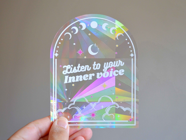 Suncatcher Listen to your inner voice