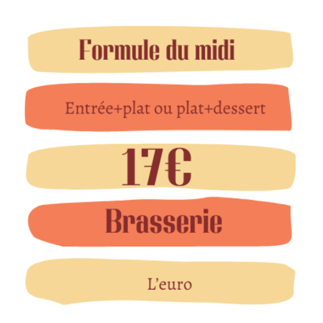 Formule midi-17€