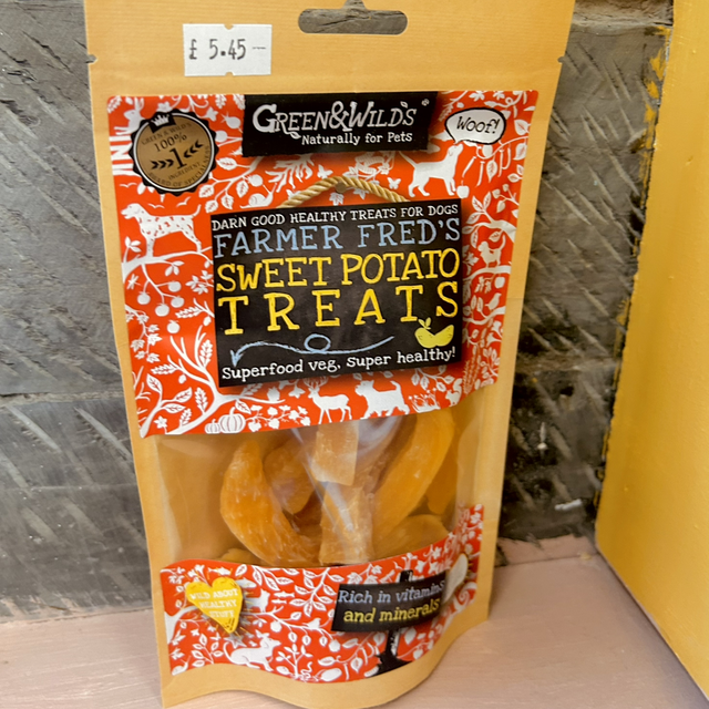 Green &amp; Wild’s Sweet Potato Treats 100g