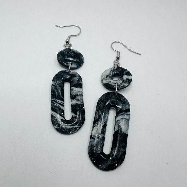 Ornement - marbré noir