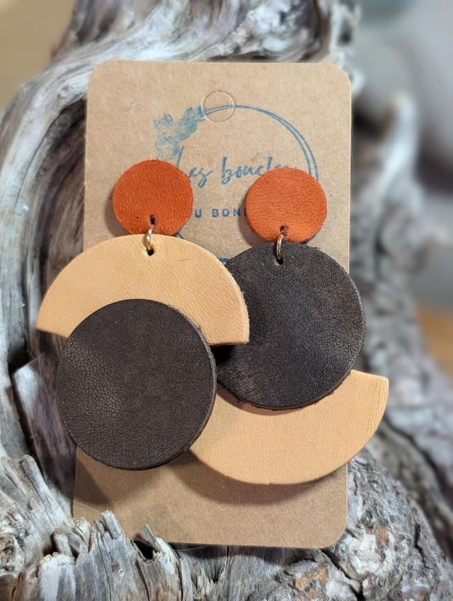 Boucles d'oreilles Collection Asymétrique as010