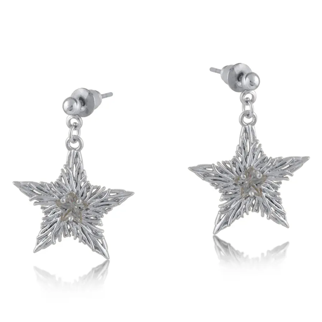 Silver Star Stud Earrings