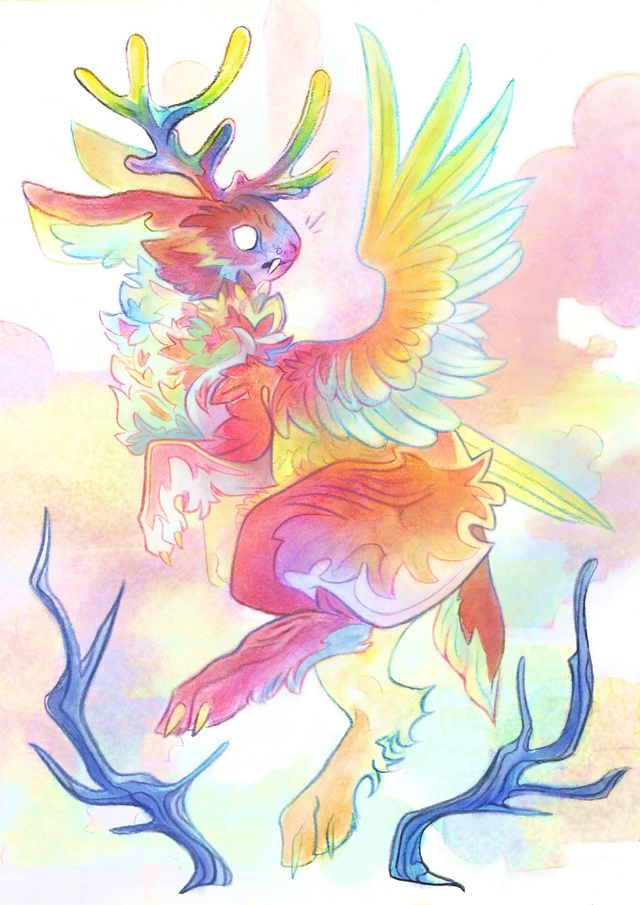 Série créature mythologique - Le Wolpertinger