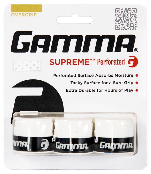 GAMMA Supreme Perforated Overgrip 3 Pack