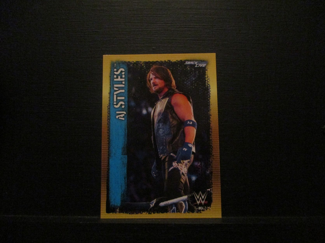 AJ Styles - DC Slam Attax 10th Edition Original Trading Card #DC1