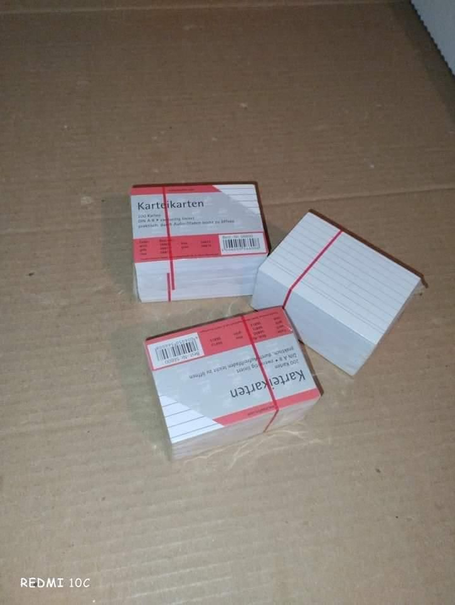 Paquet de 200 cartes