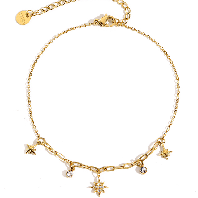 Bijou de cheville "étoile"