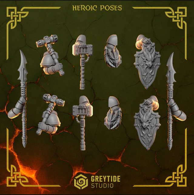 Heroic Poses (Anvil Wardens)