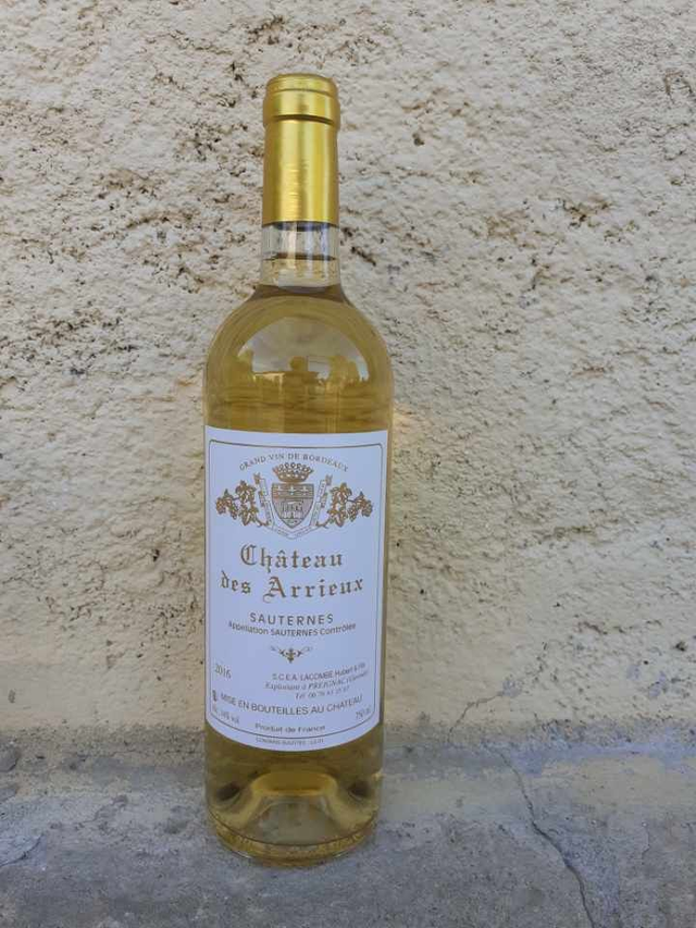 Sauternes Chateau des Arrieux 2019