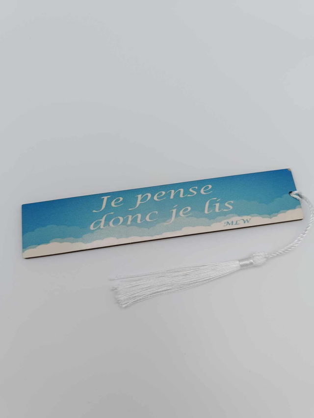 Marque-pages en bois sublimé 