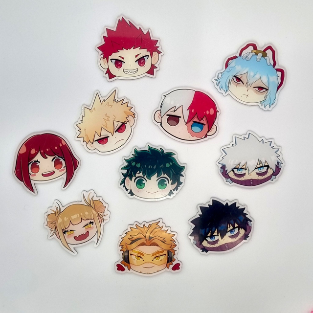 My Hero Academia Acrylic Fridge Magnets | MAGNETS