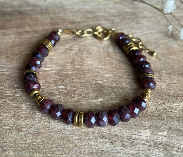 Bracelet Réglable GRENAT