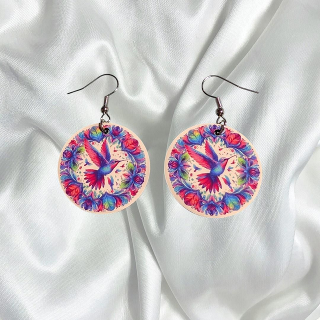 N°49 Boucles d'oreilles hypoallergénique ronde