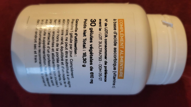 VITAMINE C LIPOSOMALE (30 gélules vegan)