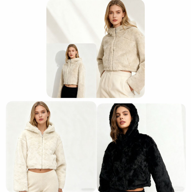 CHAQUETA DE PELO SUAVE