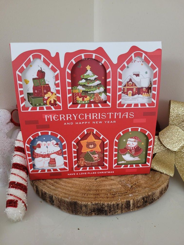 Coffret Rouge de Noël – 6 Surprises Magiques