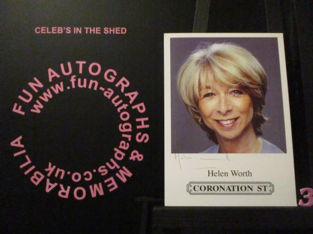 Helen Worth (Gail Platt) Original Coronation Street Pre-Print Cast Card (3)