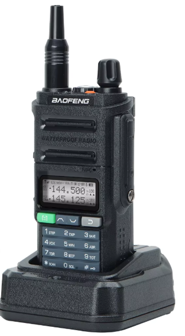 Baofeng UV-9R Pro V2 Portofoon 10W zwart met doos en accessoires