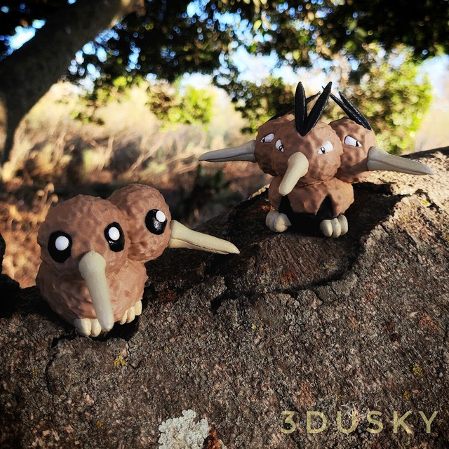 Doduo y Dodrio Chibi - Pokémon