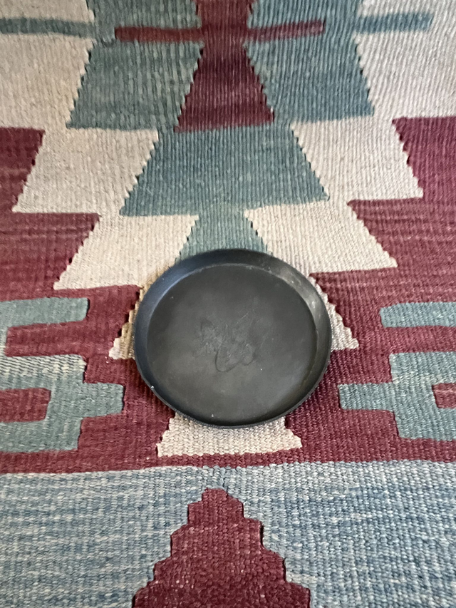 Silver Plate - Small Lily Pad Design