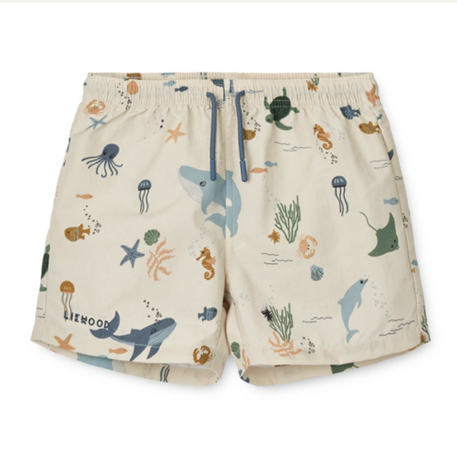 Liewood - shorts animali marini