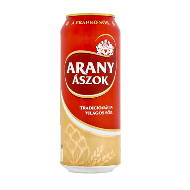33. Arany Ászok light beer 4.3% 0.5 l