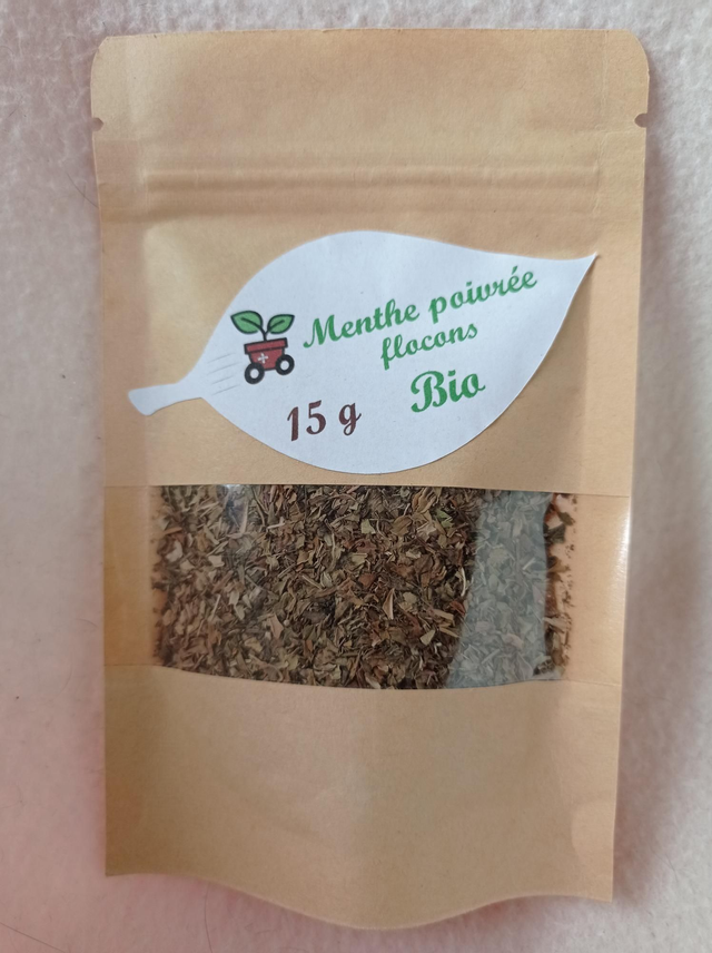 Menthe poivrée flocons 15g BIO 