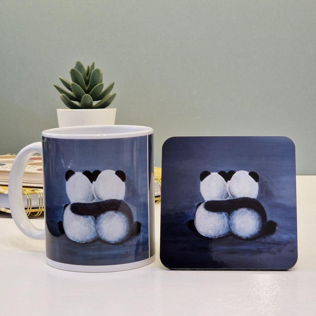 Panda Mugs &amp; Coasters