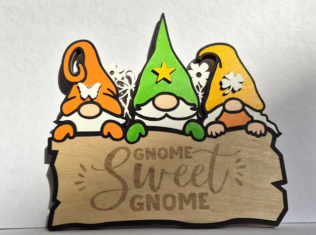 Gnome Sweet Gnome Plaque 