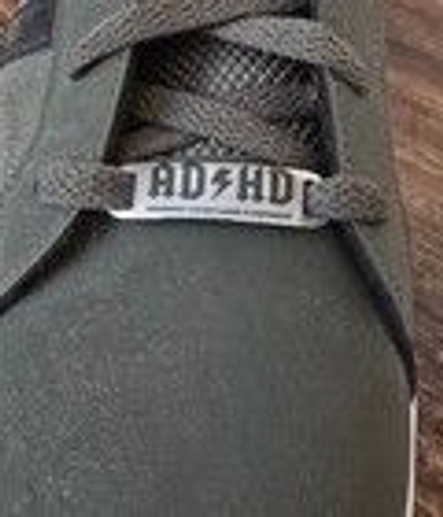 Shoelace Tags - ADHD - Set of 2