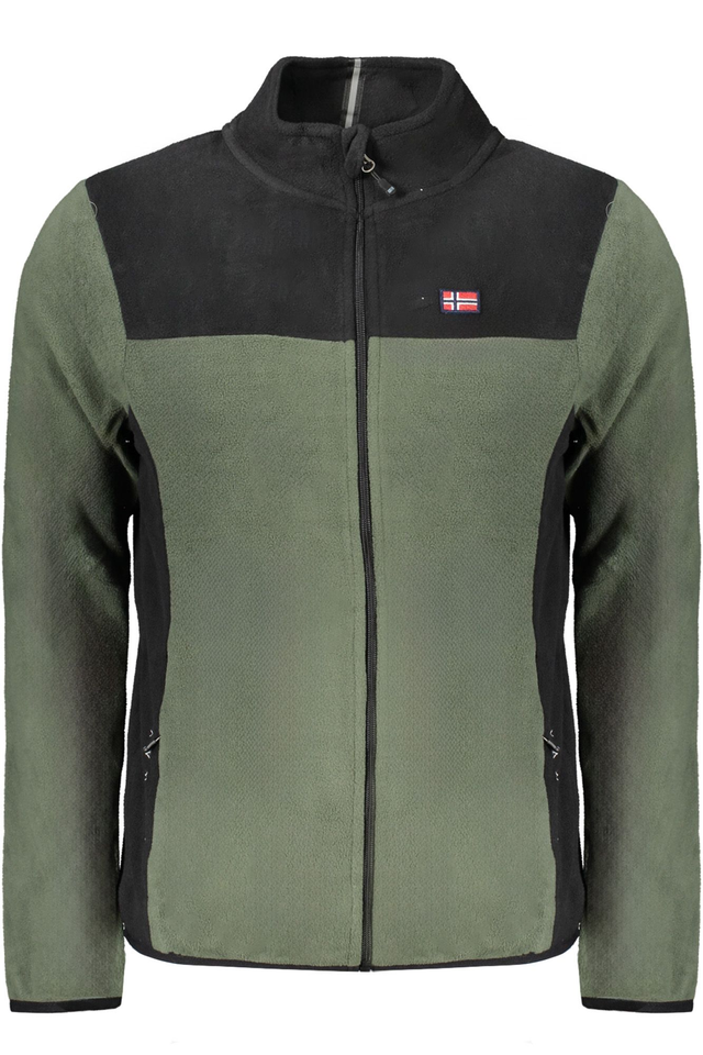 NORWAY 1963 FELPA CON ZIP UOMO VERDE