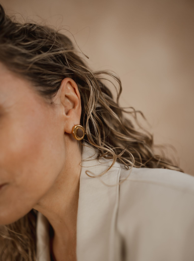 Polymer Clay Earrings ~ Sky