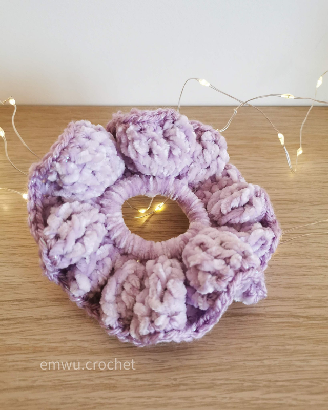 💗 Chouchou Self-Love - Parme et scintillant