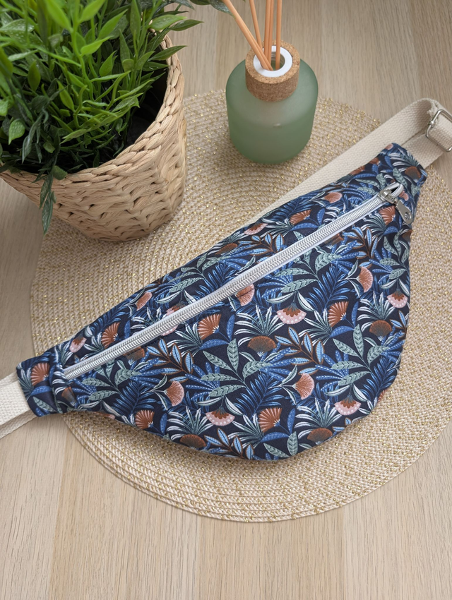 Sac banane femme en tissu exotique