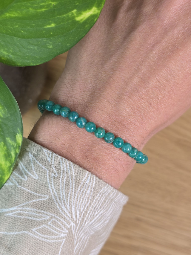 Amazonite de Russie - Bracelet avec perles de 6 mm