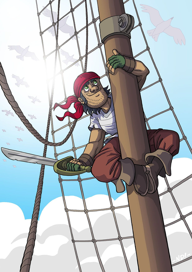 Pirat - Signed A4 Print