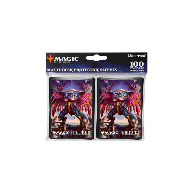 Magic Final Fantasy "Bahamut" 100 Matte Deck Protector Art Sleeves - Ultra Pro 