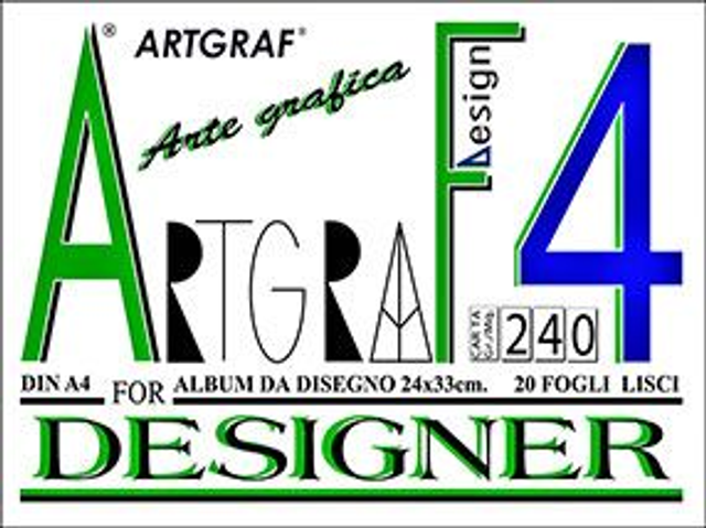 ALBUM  F4 CARTONCINO 240 GR  24X33