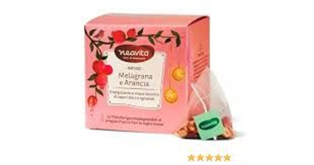 Infuso di Frutta Filtro Scrigno Melagrana e Arancia Neavita