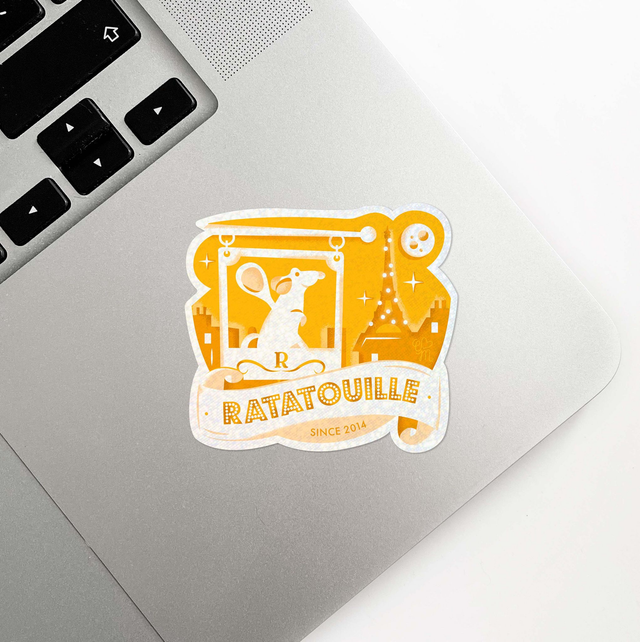 Sticker holographique Attractions Légendaires | 12 Ratatouille